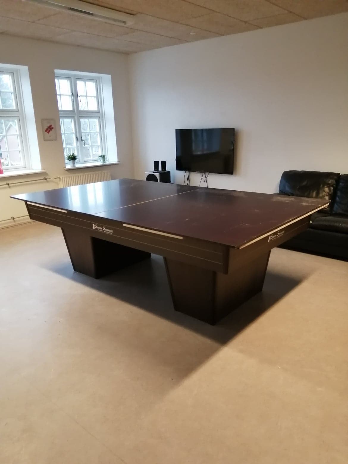 Billardbord med Plade